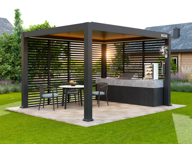 Privacy Shutter wall