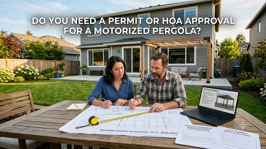 Do You Need a Permit or HOA Approval for a Motorized Pergola?