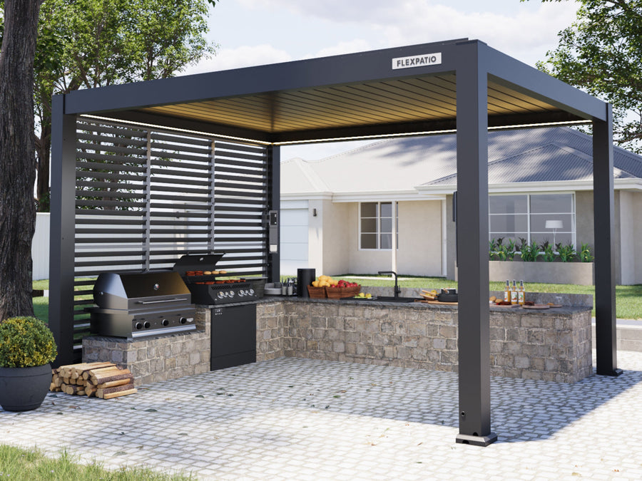 FlexPatio Outdoor Kitchen Pergola
