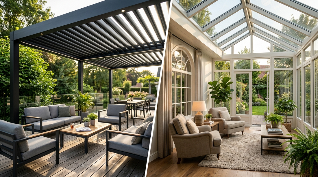Louvered Pergola vs Sunroom or Glass Patio Room: Which Outdoor Upgrade Fits Better?