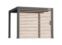 Wood-Grain Slat Walls