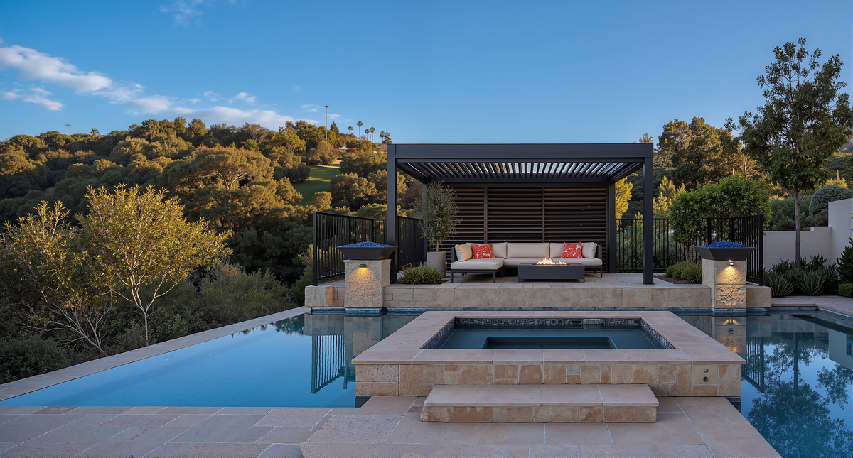 Relaxing by the Infinity Edge Pool