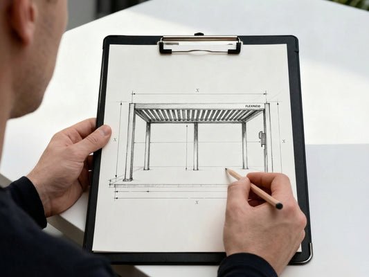 FlexPatio Custom Motorized Pergola Kit