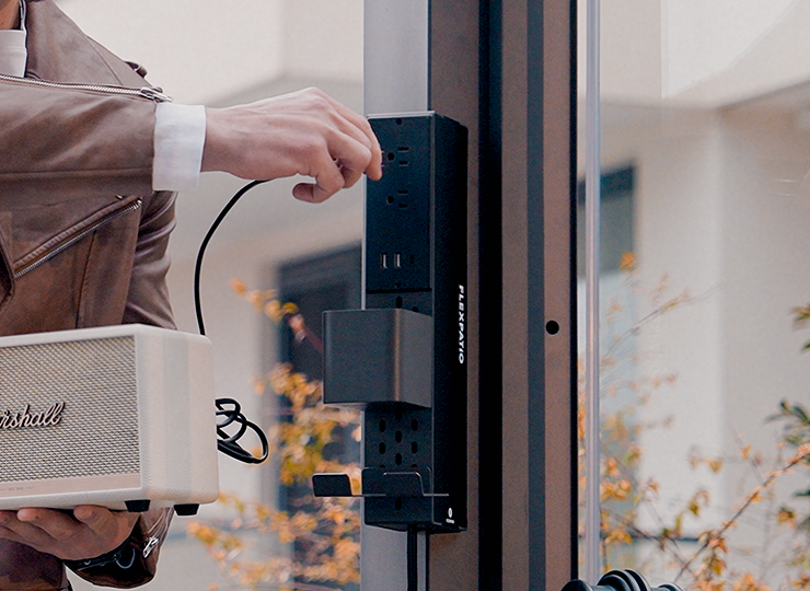 Post Power Outlet – Gen 2 | FlexPatio Pergola Accessories for POWER+