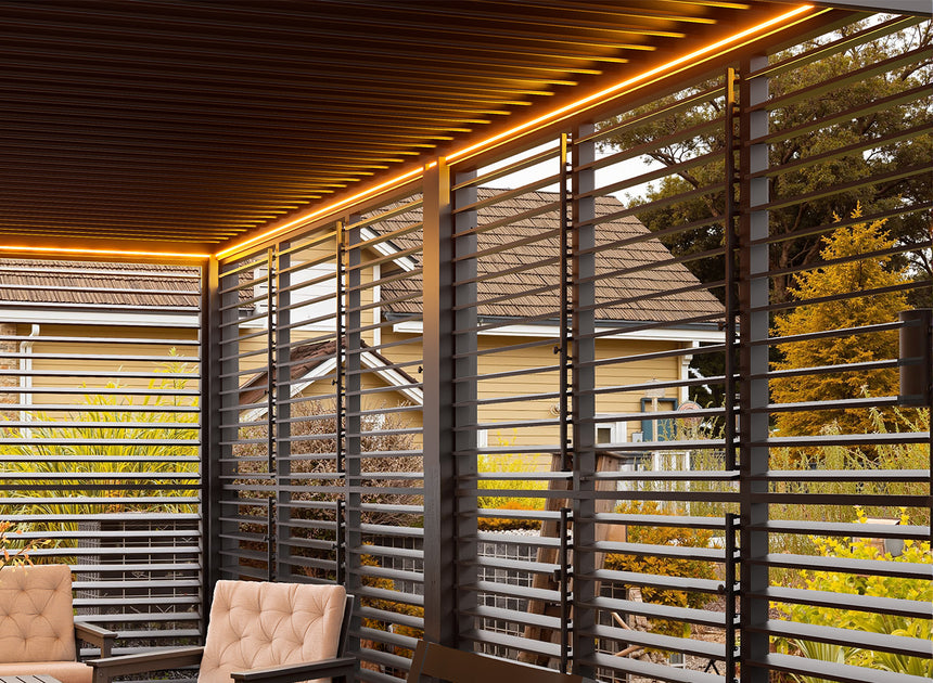 Privacy Shutter Wall for FlexPatio POWER+ | Pergola Optional Wall